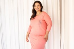 Koszula Ashley 3267 Koralowy XXXXL
