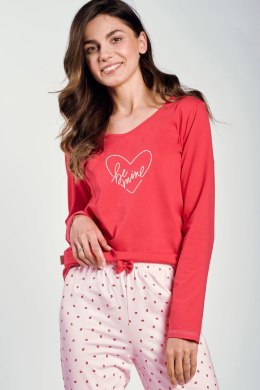 Piżama Amalia 3235 Czerwona Czerwony XL
