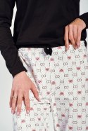 Piżama Polly 3231 Czarna Czarny L