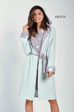 Szlafrok Brigitte 3211 Miętowy Frotte Miętowy S