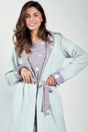 Szlafrok Brigitte 3211 Miętowy Frotte Miętowy S