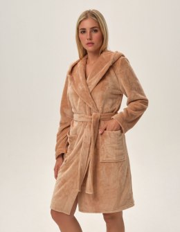 Szlafrok Fiora 41954-80X Beżowy Beżowy XXL