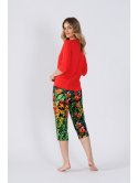 Piżama Ita 1525 Malinowy XL