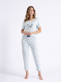 Piżama Odette 1414 Baby Blue XXL