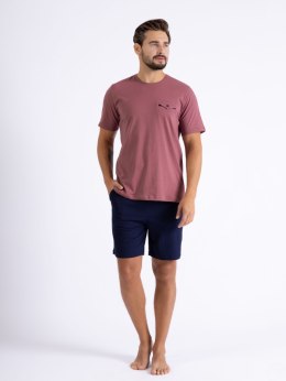 Piżama Zibi 1460 Burgundowy XXL