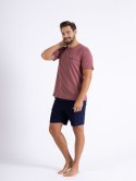 Piżama Zibi 1460 Burgundowy XXL