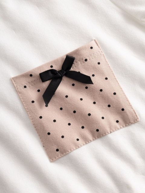 Piżama Ella Ecru-Powder Pink XL