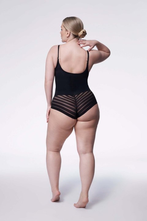 Body 119 Mesh Body Open Biust Czarne Czarny L