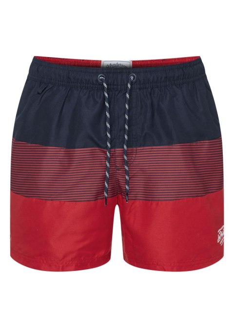 Kąpielówki Rival 42609-33X Granatowo-Czerwony XXL