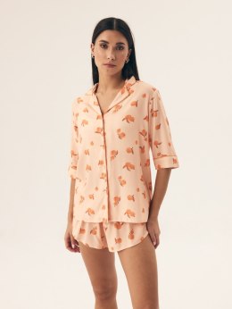 Piżama Naranja 42686 Brzoskwiniowa Brzoskwiniowy L
