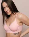 Biustonosz Simple t-shirt Bra Różowy Różowy L