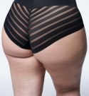 Body 119 Mesh Body Open Biust Czarne Czarny XXL