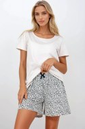 Piżama Impressive You Short Beige M