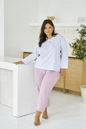 Piżama Debora 3463 Niebieski XXXXL