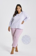 Piżama Debora 3463 Niebieski XXXL