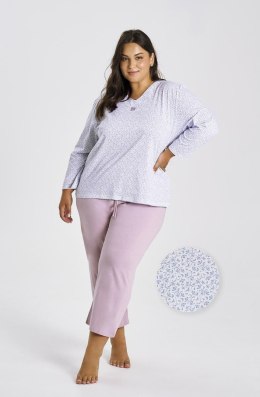 Piżama Debora 3463 Niebieski XXXL