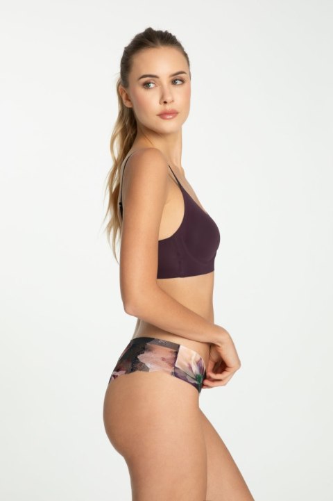 Figi Velvet Bloom Tanga Brasil Bakłażan S