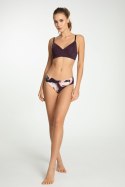 Figi Velvet Bloom Tanga Brasil Bakłażan S