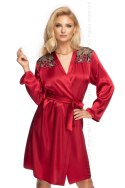 Szlafrok Elodie Burgundy Burgundowy S