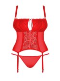 Gorset Blossmina + stringi GRATIS!!! Czerwony Czerwony 6XL/7XL