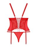 Gorset Blossmina + stringi GRATIS!!! Czerwony Czerwony 6XL/7XL