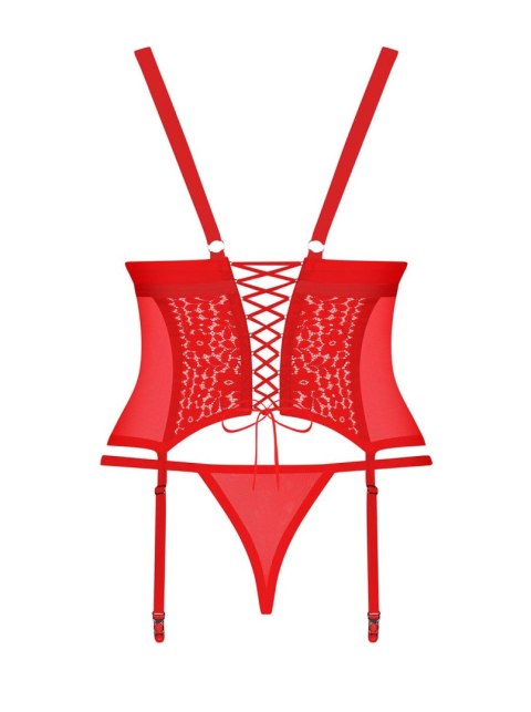 Gorset Blossmina + stringi GRATIS!!! Czerwony Czerwony 6XL/7XL