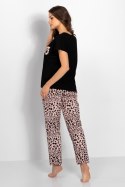 Piżama Cathy Black-Pink S