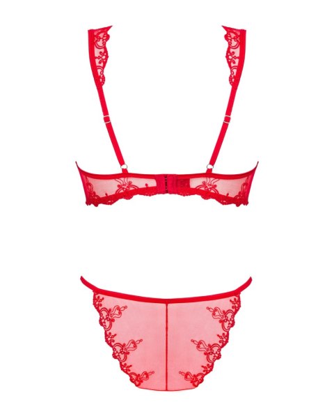 Komplet Lonesia set 2- częściowy Czerwony Czerwony L/XL
