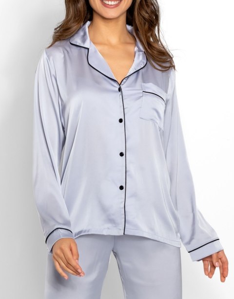 Piżama Classic Look Silver Silver L