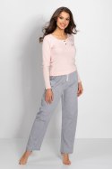 Piżama Linda Pink-Grey S