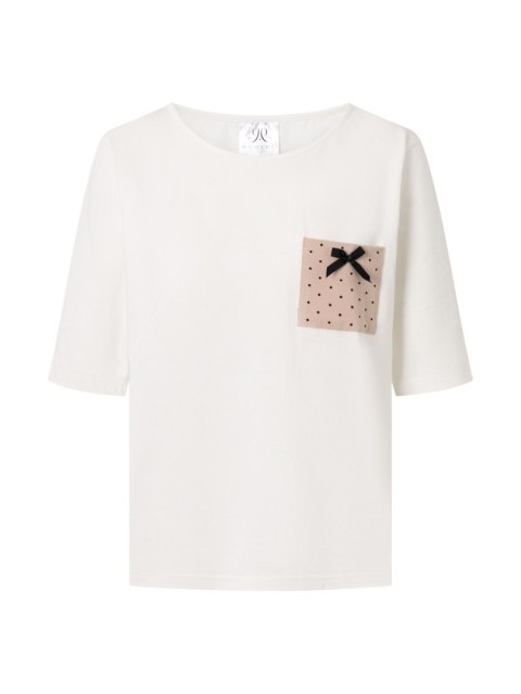 Piżama Eliza Ecru-Powder Pink XL