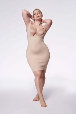 Halka 222 Basic Slip Open Biust Naturalna Natural XXL
