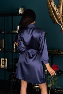 Szlafrok Edelina Navy Blue Navy Blue (Granatowy) XL