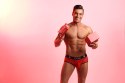 Bokserki Brave Jock Czerwony XXXL