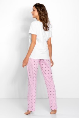 Piżama Flawless White-Pink XL