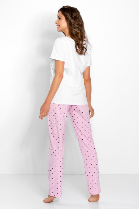 Piżama Flawless White-Pink XL