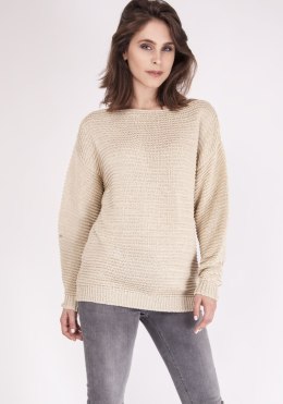 Sweter Beatrix SWE 097 Beżowy Beżowy L