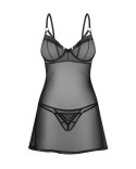 Koszula nocna Euridia Chemise Black M/L