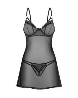 Koszula nocna Euridia Chemise Black XS/S