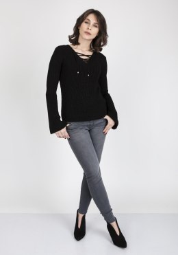 Sweter Kylie SWE 117 Czarny Czarny S