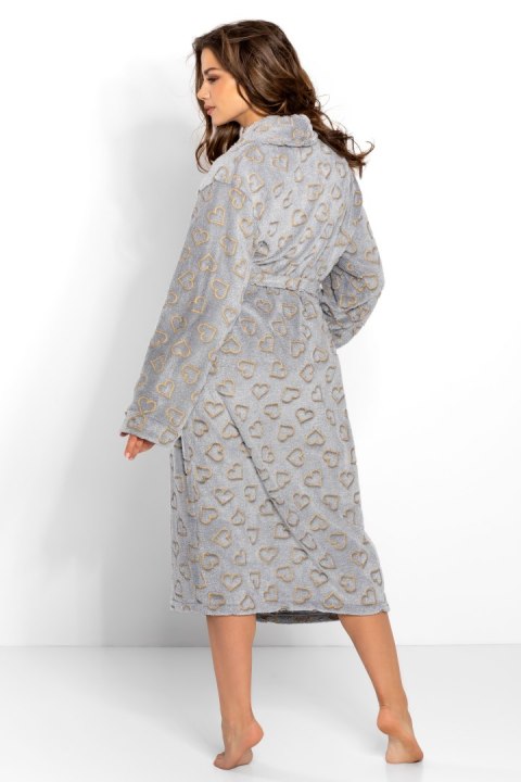 Szlafrok Zoe Long Grey S