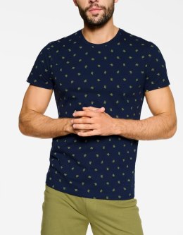 Piżama Needle 39730-59X Granatowo-Zielona Granatowo-Zielony XXL