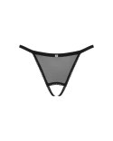 Stringi Celia Noir otwarte Czarny XL/XXL