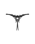 Stringi Celia Noir otwarte Czarny XL/XXL
