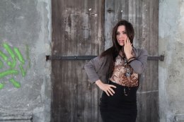 Sweter Cristina mocca Mokka UNIWERSALNY
