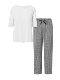 Piżama Alexandra White-Black S