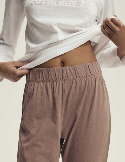 Piżama Delanie 43701 Ecru Ecru XL