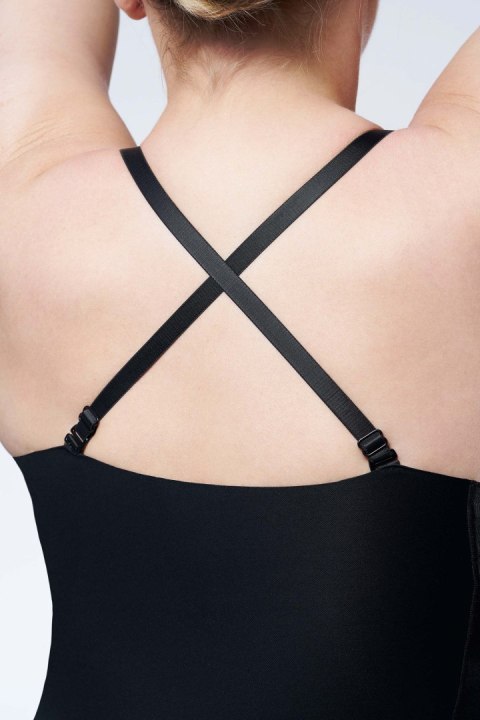 Halka 222 Basic Slip Poen Biust Czarna Czarny XS
