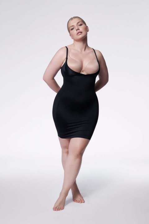 Halka 222 Basic Slip Poen Biust Czarna Czarny S