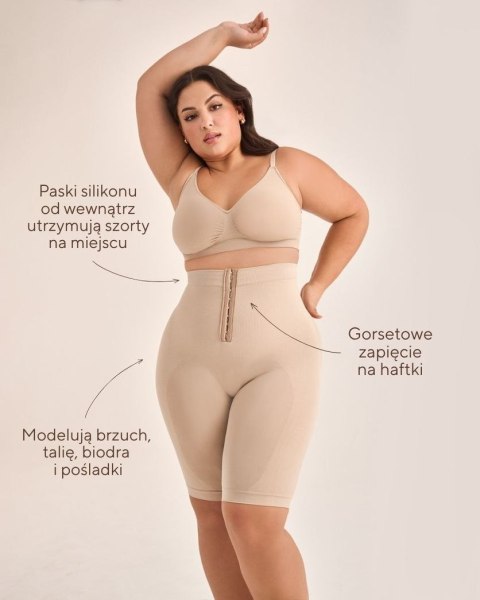 Figi 1401 Shapewear Corset Shorts Natural Natural M